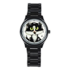 Curiouskitties414 Sport Metal Watch (Black)