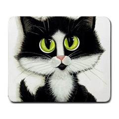 Tuxedo Cat By Bihrle Large Mouse Pad (rectangle) by AmyLynBihrle