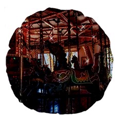 Carousel Ride 18  Premium Round Cushion 