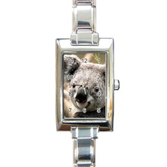 Koala Rectangular Italian Charm Watch