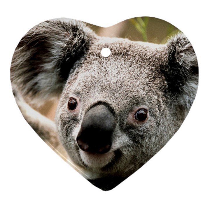Koala Heart Ornament (Two Sides)