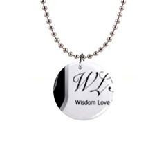 Wlth2jpeg Button Necklace by WLTH