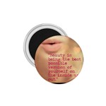 beauty 1.75  Button Magnet Front