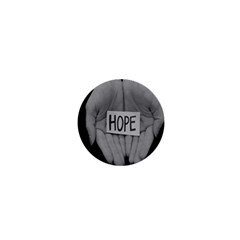 Hope Trendy Buttons 1  Mini Button Magnet