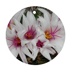 Bloom Cactus  Round Ornament