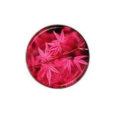 Red Autumn Golf Ball Marker (for Hat Clip)