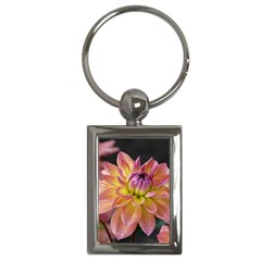 Dahlia Garden  Key Chain (rectangle) by ADIStyle