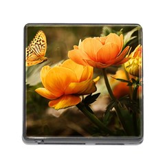 Flowers Butterfly Memory Card Reader With Storage (square) by ADIStyle