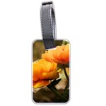 Flowers Butterfly Luggage Tag (Two Sides) Front