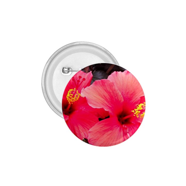 Red Hibiscus 1.75  Button