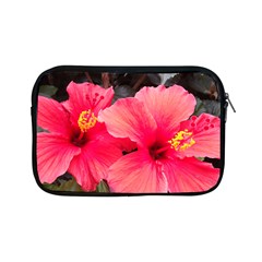 Red Hibiscus Apple Ipad Mini Zipper Case by ADIStyle