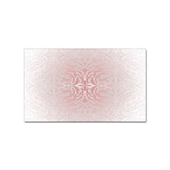Elegant Damask Sticker (rectangle)