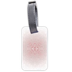 Elegant Damask Luggage Tag (one Side) by ADIStyle