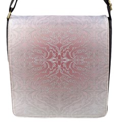 Elegant Damask Flap Closure Messenger Bag (small) by ADIStyle