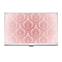 Luxury Pink Damask Business Card Holder by ADIStyle