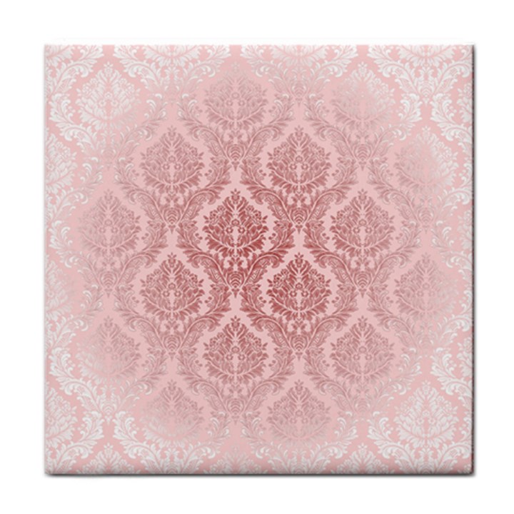 Luxury Pink Damask Face Towel