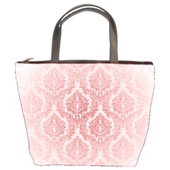 Luxury Pink Damask Bucket Bag by ADIStyle