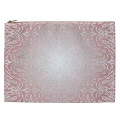 Pink Damask Cosmetic Bag (xxl) by ADIStyle