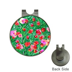 Flower Dreams Hat Clip With Golf Ball Marker