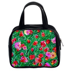 Flower Dreams Classic Handbag (two Sides) by dawnsebaughinc