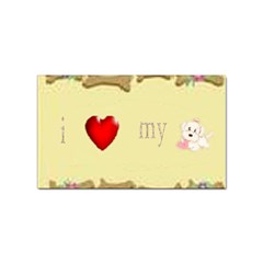 I Love My Dog! Ii Sticker 100 Pack (rectangle) by mysticalimages