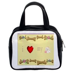 I Love My Dog! Ii Classic Handbag (two Sides)