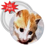 Sweet Face :) 3  Button (100 pack) Front