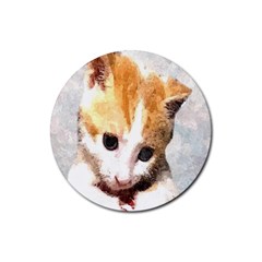 Sweet Face :) Drink Coasters 4 Pack (round)