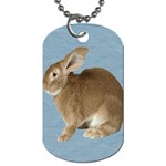 Cute Bunny Dog Tag (One Sided) Front