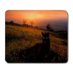 Evening Rest Large Mouse Pad (Rectangle)