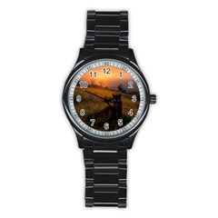 Evening Rest Sport Metal Watch (Black)