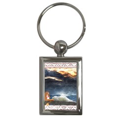 Stormy Twilight [framed] Key Chain (rectangle)