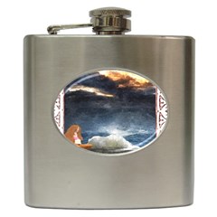 Stormy Twilight [framed] Hip Flask by mysticalimages