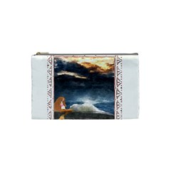 Stormy Twilight [framed] Cosmetic Bag (small) by mysticalimages