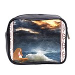 Stormy Twilight [Framed] Mini Travel Toiletry Bag (Two Sides) Back