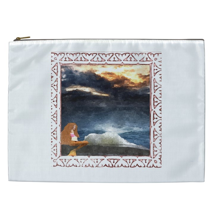 Stormy Twilight [Framed] Cosmetic Bag (XXL)