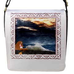 Stormy Twilight [framed] Flap Closure Messenger Bag (small) by mysticalimages