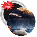 Stormy Twilight  3  Button Magnet (100 pack) Front