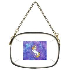 Unicorn Ii Chain Purse (two Side) by mysticalimages