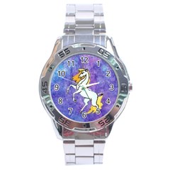 Unicorn Ii Stainless Steel Watch (men s) by mysticalimages