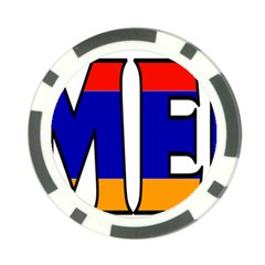 Armenia Poker Chip by worldbanners