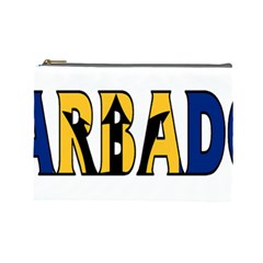 Barbados Cosmetic Bag (large) by worldbanners