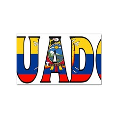 Ecuador Sticker 10 Pack (rectangle)