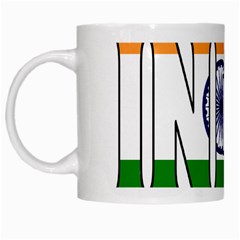 India White Coffee Mug by worldbanners