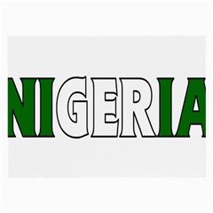 Nigeria Glasses Cloth (large) by worldbanners