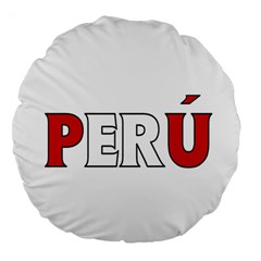 Peru 18  Premium Round Cushion  by worldbanners