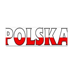 Poland2 Bumper Sticker 100 Pack by worldbanners