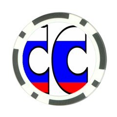 Russia Poker Chip by worldbanners