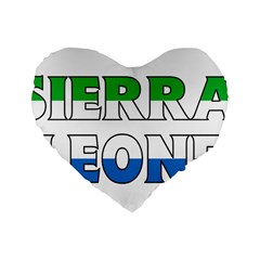 Sierra 16  Premium Heart Shape Cushion  by worldbanners