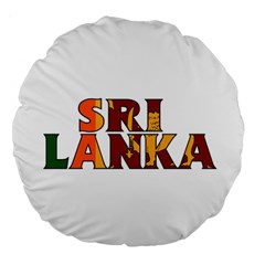 Sri Lanka 18  Premium Round Cushion  by worldbanners